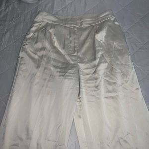 Silk high quality work wide leg pants
